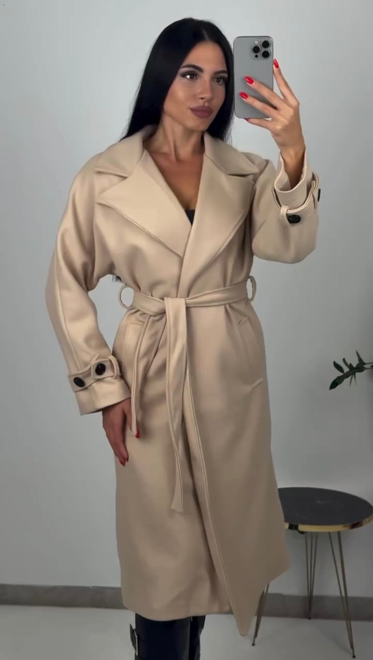 Palton Leila - Magazin de haine online