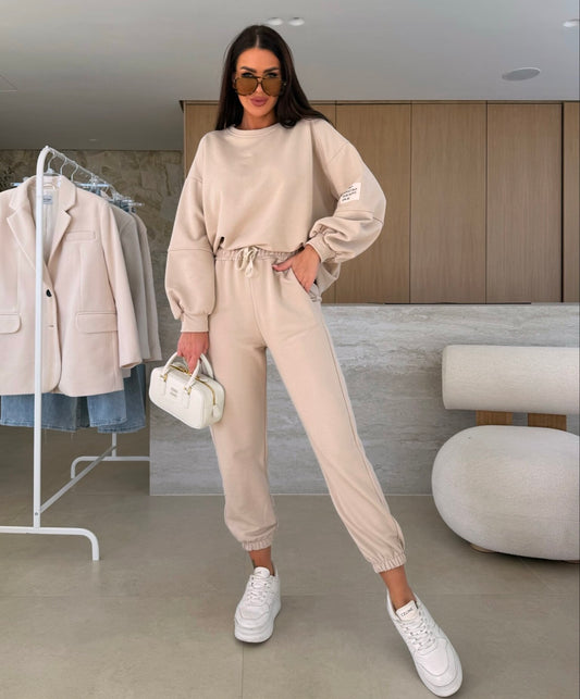 COMPLEU SARA - BEIGE - Magazin de haine online