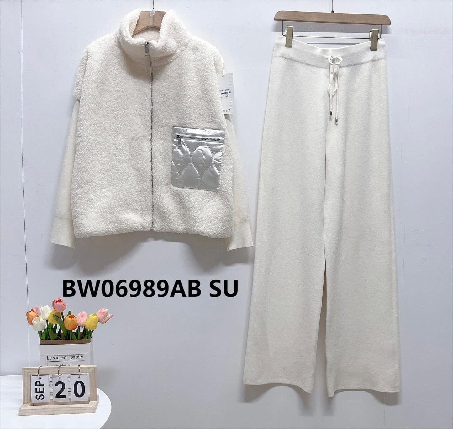 COMPLEU KATE - ALB - Magazin de haine online