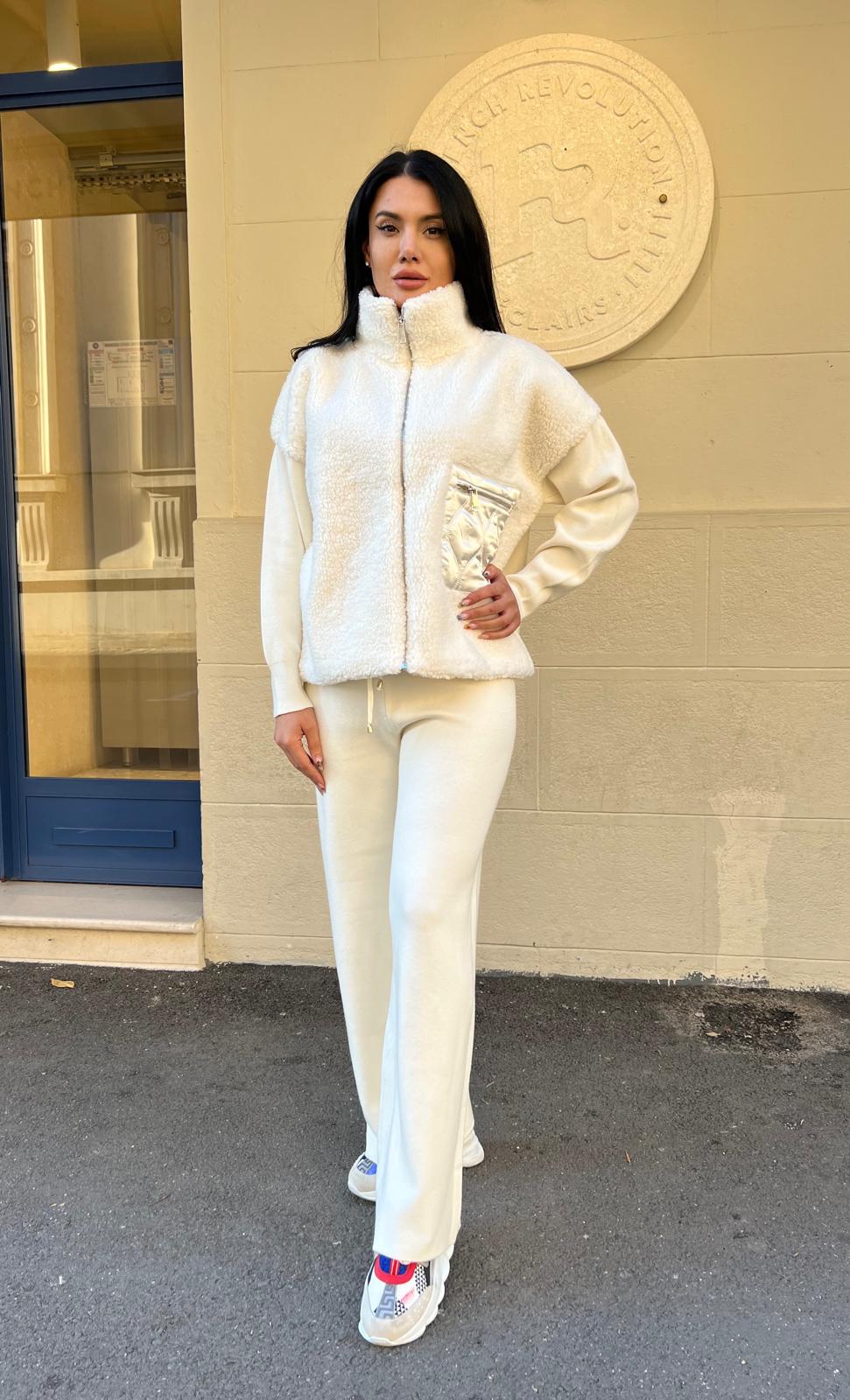 COMPLEU KATE - ALB - Magazin de haine online