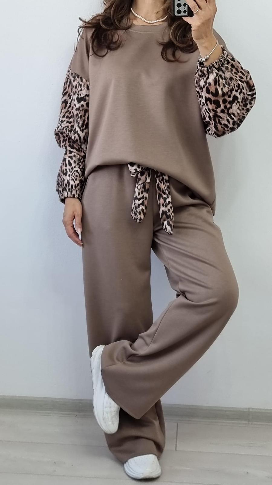 COMPLEU LEOPARD DIN BUMBAC - Magazin de haine online