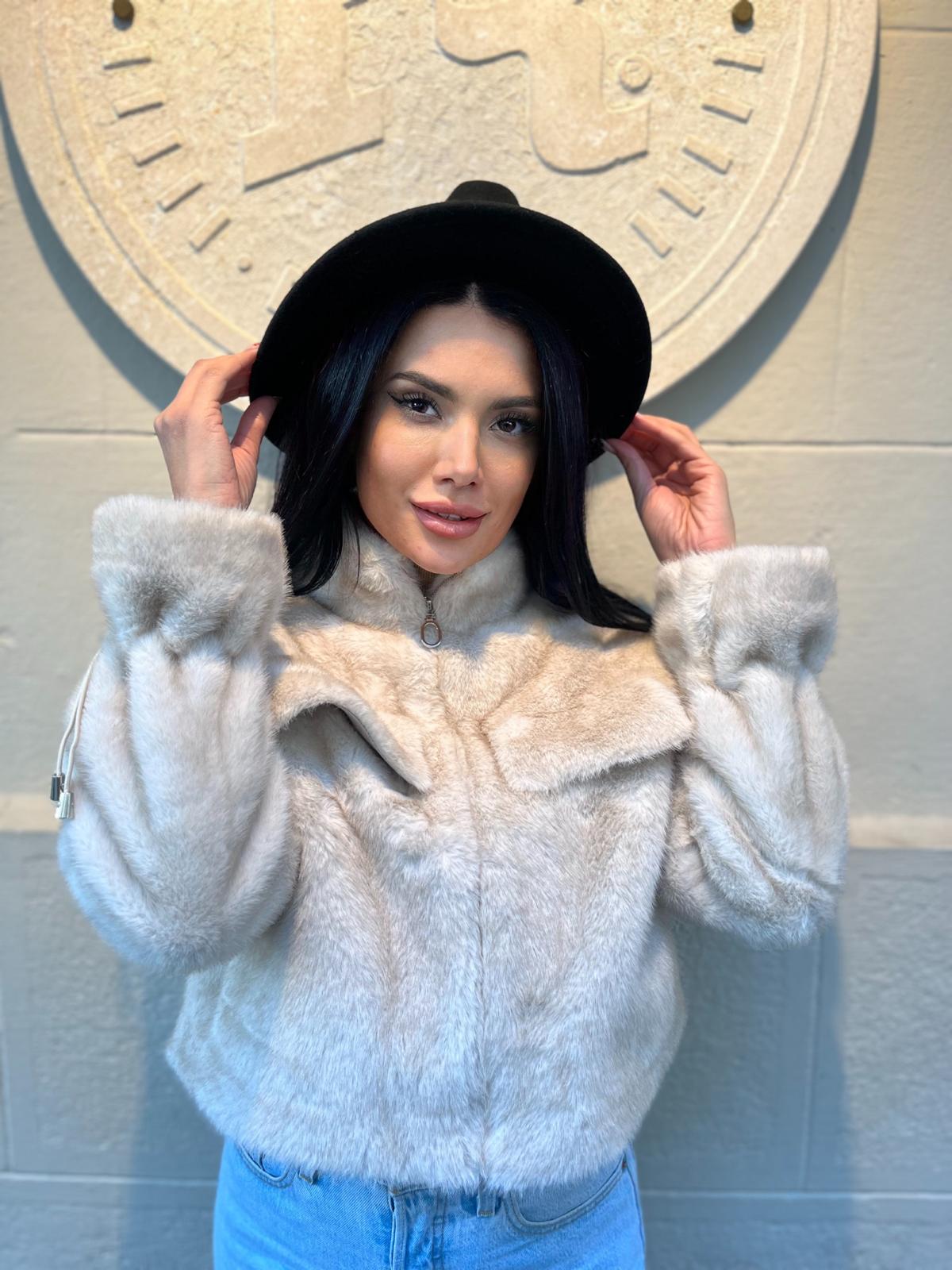 GEACA BLANA ECOLOGICA - BEIGE - Magazin de haine online