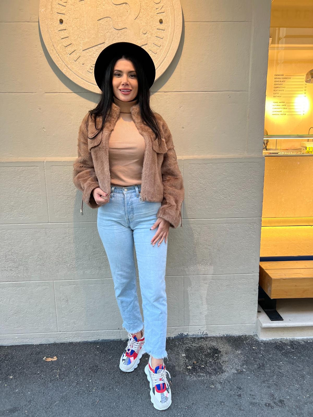 GEACA BLANA ECOLOGICA - BROWN - Magazin de haine online