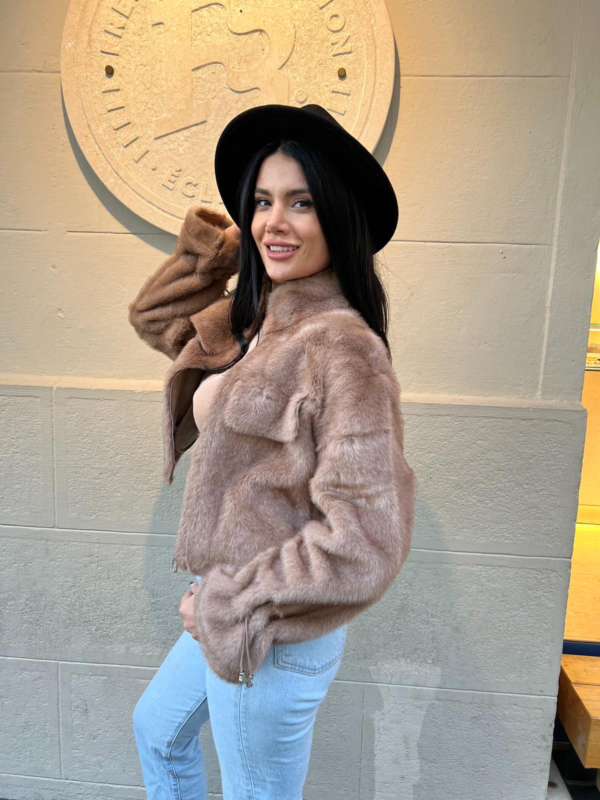 GEACA BLANA ECOLOGICA - BROWN - Magazin de haine online