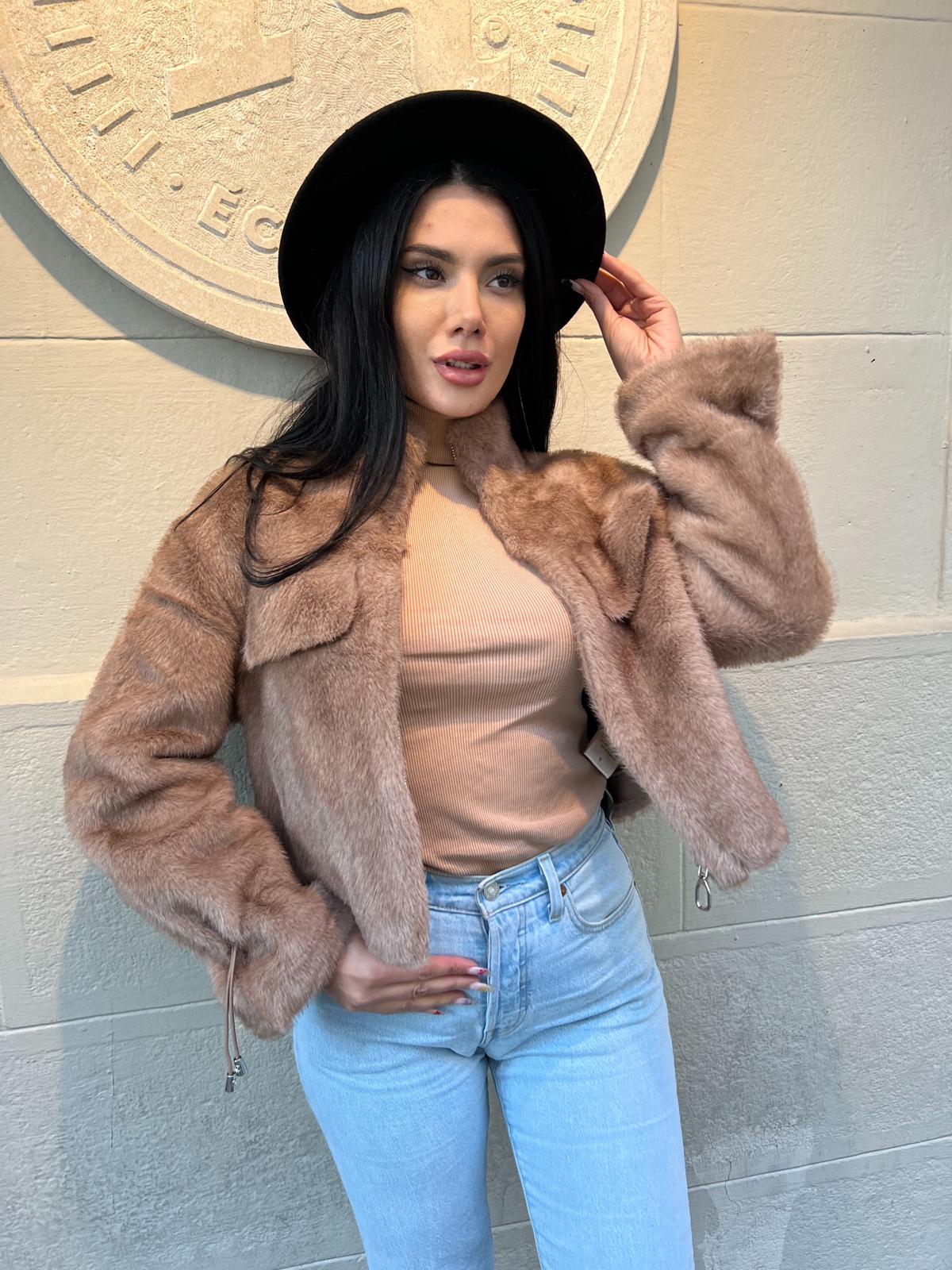 GEACA BLANA ECOLOGICA - BROWN - Magazin de haine online