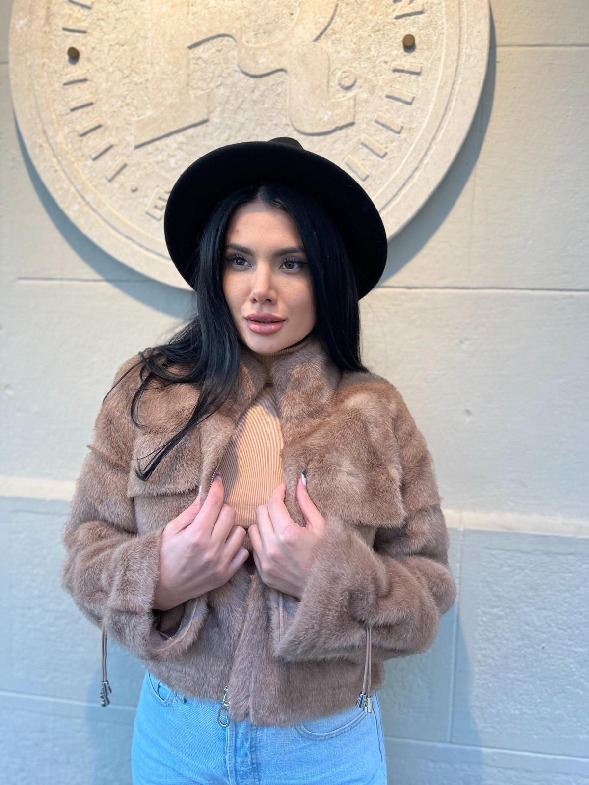 GEACA BLANA ECOLOGICA - BROWN - Magazin de haine online